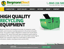 Tablet Screenshot of bergmanndirect.co.uk